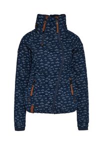 Naketano, Damen Jacke 'Ej Du Geile Schnalle', Nachtblau / Hellblau / Braun