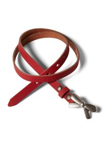 Tom Tailor, Damen Lederg&uuml;rtel, Feuerrot