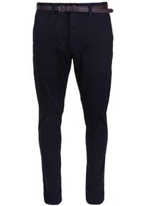 DSTREZZED, Herren Chino 'BELT STRETCH TWILL', Schwarz