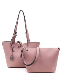 SURI FREY, Damen Shopper 'Issy', Rosa / Schwarz