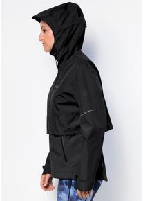 Jack Wolfskin, Damen Funktionsjacke 'PIONEER TRAIL', Schwarz