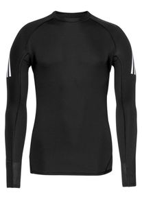 adidas Performance, Herren Shirt 'Alphaskin Sport Level', Schwarz / Weiß