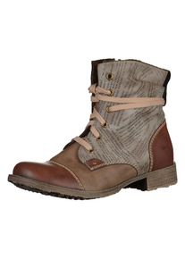 Rieker, Damen Stiefelette, Braun / Schoko / Greige