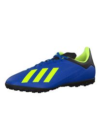 adidas Performance, Herren Fußballschuhe 'X 18.4 TF', Blau / Neongelb / Schwarz