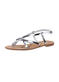 ABOUT YOU, Damen Sandalen 'MATHILDE', Silber