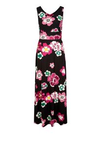 s.Oliver BLACK LABEL, Damen Maxikleid, Schwarz
