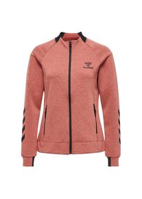 Hummel, Damen Sweatjacke 'Clio', Pastellrot / Schwarz