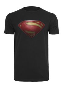 Mister Tee, Herren T-Shirt 'JL Superman', Gelb / Rot / Schwarz