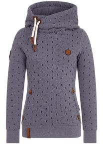 Naketano, Damen Pullover 'Darth Ankerdizzel', Blau / Taubenblau
