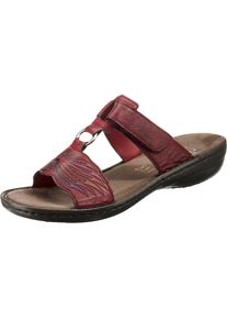 Rieker, Damen Pantolette, Dunkelrot