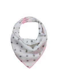 Codello, Damen Bandana, Hellgrau / Pink / Schwarz