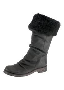 felmini, Damen Winterstiefel 'Crepona', Schwarz