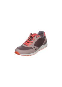 Ecco, Damen Schnürschuhe, Braun / Hellbraun / Hellrot