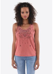 Kaporal5 Kaporal, Damen Tanktop 'Voudi Rosewo', Rosé / Schwarz