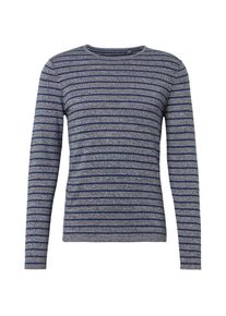 Tom Tailor, Herren Pullover, Saphir / Graumeliert