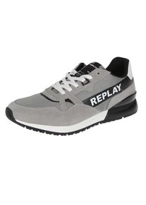 Replay, Herren Sneaker 'Dawros', Grau / Schwarz / Weiß