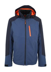 Icepeak, Herren Funktionsjacke 'LANZO', Blau / Navy / Neonorange