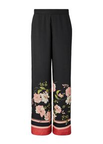 Hallhuber, Damen Hose, Hellgr&uuml;n / Rot / Schwarz / Wei&szlig;