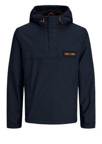 Jack & Jones JACK & JONES, Herren Jacke, Dunkelblau / Orange