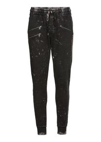 tigha, Herren Jogginghose 'Bole', Orange / Schwarz
