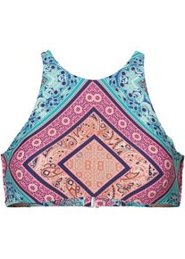 O`Neill O'NEILL, Damen Bikinitop 'PW HIGH NECK', Blau / Rosa