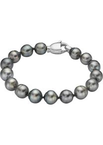Christ, Damen Armband '87523373', Dunkelgrau / Silber