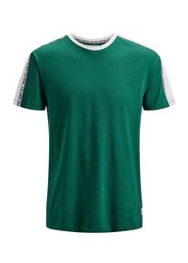 Jack & Jones JACK & JONES, Herren T-Shirt, Grasgrün / Rot / Schwarz / Weiß