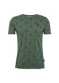 Naketano, Herren Shirt 'Fuck', Grün