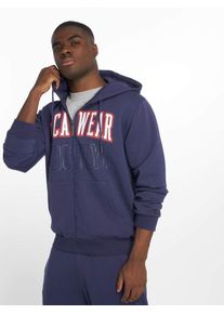 Rocawear, Herren Sweatjacke 'Brooklyn', Blau / Hellrot