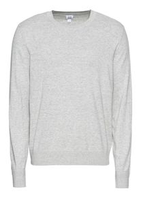 GAP, Herren Pullover 'SH CTTN CREW', Hellgrau