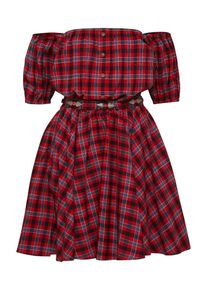 THE KOOPLES, Damen Kleid, Rot / Schwarz