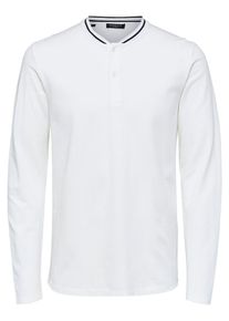Selected Homme, Herren Poloshirt, Schwarz / Weiß