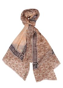 Silvio Tossi, Damen Schal, Beige / Hellbraun / Dunkelbraun