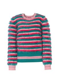 LEMON BERET, M&auml;dchen Pullover, Petrol / Pink / Neonrot