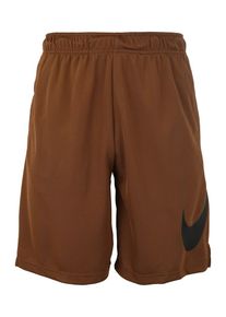 Nike, Damen Sport-Hosen 'DRY SHORT 4.0 HBR', Hellbraun / Schwarz