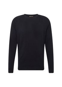 Review, Herren Pullover 'CN SUMMER STRCTR', Schwarz