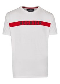 Daniel Hechter, Herren T-Shirt, Rot / Schwarz / Weiß
