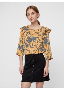 Véro Moda VERO MODA, Damen Oberteil, Navy / Apricot / Weiß