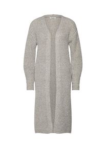 Pieces, Damen Strickjacke, Hellgrau