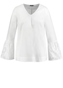 SAMOON, Damen Bluse, Weiß