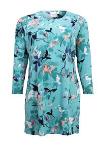 JUNAROSE, Damen Blusenkleid 'JREMILIJA ZEENAN', Himmelblau / Mischfarben