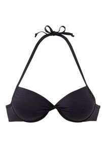 Lascana, Damen Push-up-Top, Schwarz