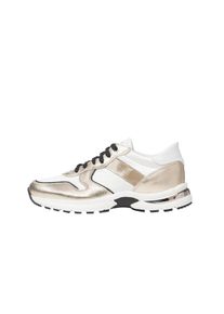 NOCLAIM, Damen Sneaker 'Snack 7', Gold / Schwarz / Weiß