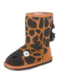 Emu AUSTRALIA, M&auml;dchen Winterstiefel 'GIRAFFE', Braun / Schwarz
