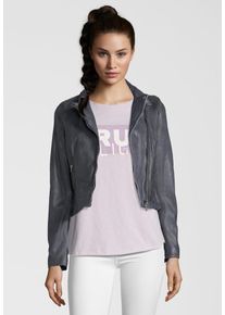 Freaky Nation, Damen Lederjacke 'Bali', Schwarz