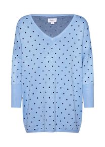 Saint Tropez, Damen Pullover, Navy / Rauchblau