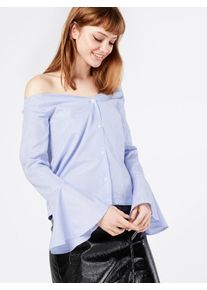 boohoo, Damen Bluse 'Kayla', Hellblau