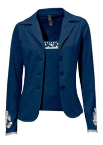 Heine, Damen Shirt-Twinset, Marine