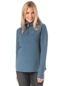 maloja, Damen Kapuzenpullover 'Boscaia M', Rauchblau / Altrosa