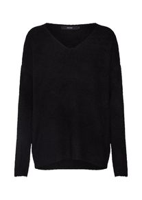 Véro Moda VERO MODA, Damen Pullover 'VMLEFILE LS V-NECK', Schwarz